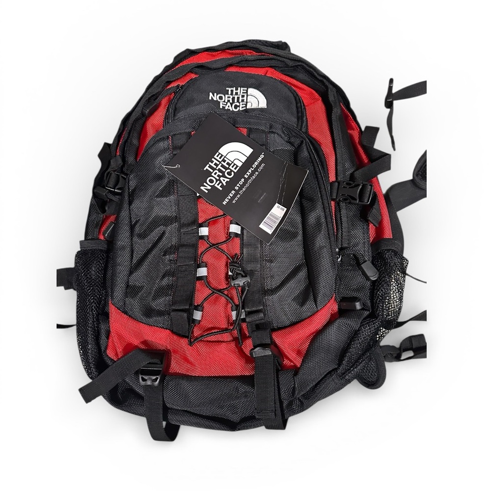 North Face Men's Backpack in Black and Red NWT
